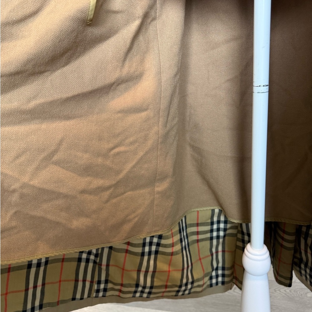 Burberry Khaki Double-Breasted Trench Coat - Picture 4 of 6
